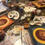 23.11.2019 Sandomierz. Warsztaty pisania ikon / Grażyna Szlęzak-Wójcik / Radio Kielce