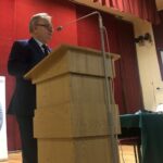 23.11.2019. Sandomierz. Konferencja "Solidarni z rodziną". Na zdjęciu: Krzysztof Szatan - prezes Stowarzyszenia Rodzin Katolickich Diecezji Sandomierskiej / Grażyna-Szlęzak-Wójcik / Radio Kielce