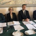 29.11.2019. Sandomierz. Sesja Rady Miasta Sandomierza. Na zdjęciu (od lewej): Barbara Grębowiec - skarbnik Sandomierza, Aneta Przyłucka - sekretarz miasta, Marcin Marzec - burmistrz Sandomierza, Paweł Niedźwiedź - zastępca burmistrza Sandomierza / Grażyna-Szlęzak-Wójcik / Radio Kielce