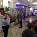 16.11.2019 Jacentów. Święto Młodego Wina organizowane przez Stowarzyszenie Ziemia Opatowska. Grzegorz Brzostowicz - właściciel winnicy w Opatowie / Emilia Sitarska / Radio Kielce