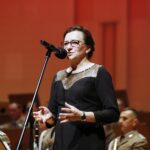 06.11.2019 Kielce. Filharmonia Świętokrzyska. Koncert patriotyczny „Hej, Orle Biały...” w wykonaniu Orkiestry Reprezentacyjnej Straży Granicznej z Nowego Sącza. Wojewoda Agata Wojtyszek / Jarosław Kubalski / Radio Kielce