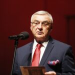 06.11.2019 Kielce. Filharmonia Świętokrzyska. Koncert patriotyczny „Hej, Orle Biały...” w wykonaniu Orkiestry Reprezentacyjnej Straży Granicznej z Nowego Sącza. Marszałek Andrzej Bętkowski / Jarosław Kubalski / Radio Kielce