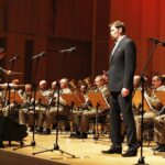 06.11.2019 Kielce. Filharmonia Świętokrzyska. Koncert patriotyczny „Hej, Orle Biały...” w wykonaniu Orkiestry Reprezentacyjnej Straży Granicznej z Nowego Sącza. Rafał Bartmiński / Jarosław Kubalski / Radio Kielce