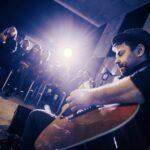 30.11.2019 Radio Kielce. Studio GRAM. Koncert zespołu Mafia. Paweł Poros / Jarosław Kubalski / Radio Kielce