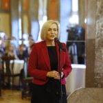 08.11.2019 Kielce. WDK. XX Gala Wręczenia Nagród i Wyróżnień „Talenty Świętokrzyskie”. Renata Janik - wicemarszałek / Jarosław Kubalski / Radio Kielce