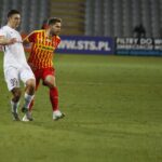 02.11.2019 Kielce. PKO Ekstraklasa. Mecz Korona Kielce - Zagłębie Lubin. Na zdjęciu (po prawej): Matej Pućko) / Jarosław Kubalski / Radio Kielce