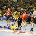 02.11.2019 Kielce. Piłka ręczna. Liga Mistrzów. Mecz PGE Vive Kielce - Telekom Veszprem. Igor Karacić / Jarosław Kubalski / Radio Kielce