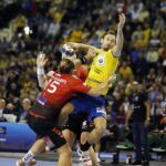 02.11.2019 Kielce. Piłka ręczna. Liga Mistrzów. Mecz PGE Vive Kielce - Telekom Veszprem. Igor Karacić / Jarosław Kubalski / Radio Kielce