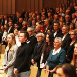 08.11.2019 Kielce. Filharmonia Świętokrzyska. "Widma" - kantata w oparciu o część II "Dziadów". Wcześniej wojewoda Agata Wojtyszek wręczyła medale za długoletnia służbę dla pracowników Filharmonii / Jarosław Kubalski / Radio Kielce