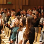 08.11.2019 Kielce. Filharmonia Świętokrzyska. "Widma" - kantata w oparciu o część II "Dziadów". Wcześniej wojewoda Agata Wojtyszek wręczyła medale za długoletnia służbę dla pracowników Filharmonii / Jarosław Kubalski / Radio Kielce