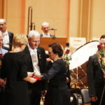 08.11.2019 Kielce. Filharmonia Świętokrzyska. "Widma" - kantata w oparciu o część II "Dziadów". Wcześniej wojewoda Agata Wojtyszek wręczyła medale za długoletnia służbę dla pracowników Filharmonii / Jarosław Kubalski / Radio Kielce