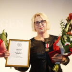 08.11.2019 Kielce. WDK. Odznaczenia "Świadek Historii". Urszula Oettingen - historyk Uniwersytetu Jana Kochanowskiego w Kielcach / Jarosław Kubalski / Radio Kielce