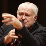 13.11.2019 Kielce. Filharmonia Świętokrzyska. Jan Nowicki - aktor przed pokazem filmu "Lawa" / Jarosław Kubalski / Radio Kielce