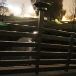 15.11.2019 Kielce. Ścieżki wzdłuż Silnicy pomiędzy ulicami IX Wieków Kielc a Jesionową nocą / Jarosław Kubalski / Radio Kielce