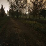 15.11.2019 Kielce. Ścieżki wzdłuż Silnicy pomiędzy ulicami IX Wieków Kielc a Jesionową nocą / Jarosław Kubalski / Radio Kielce