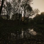 15.11.2019 Kielce. Ścieżki wzdłuż Silnicy pomiędzy ulicami IX Wieków Kielc a Jesionową nocą / Jarosław Kubalski / Radio Kielce