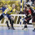 16.11.2019 Kielce. Piłka Ręczna Liga Mistrzów. Mecz PGE Vive Kielce - Vardar Skopje. Romaric Guillo / Jarosław Kubalski / Radio Kielce
