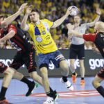 16.11.2019 Kielce. Piłka Ręczna Liga Mistrzów. Mecz PGE Vive Kielce - Vardar Skopje. Alex Dujszebajew / Jarosław Kubalski / Radio Kielce