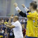 16.11.2019 Kielce. Piłka Ręczna Liga Mistrzów. Mecz PGE Vive Kielce - Vardar Skopje. Talant Dujszebajew / Jarosław Kubalski / Radio Kielce