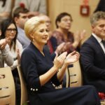 18.11.2019 Kielce. 10-lecie Ośrodka Rehabilitacyjno-Edukacyjno-Wychowawczego imienia Marii Majewskiej w Kielcach. Pani Prezydentowa - Agata Kornhauser-Duda, Krzysztof Słoń - senator i Agata Wojtyszek - poesł / Jarosław Kubalski / Radio Kielce