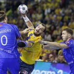 30.11.2019 Kielce. Piłka ręczna. Liga Mistrzów. Mecz PGE Vive Kielce - Mieszkow Brześć. Arciom Karalok / Jarosław Kubalski / Radio Kielce