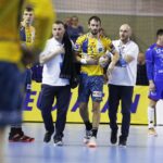 30.11.2019 Kielce. Piłka ręczna. Liga Mistrzów. Mecz PGE Vive Kielce - Mieszkow Brześć. Igor Karacić ( w środku) / Jarosław Kubalski / Radio Kielce