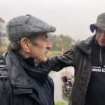 10.11.2019 Sandomierz. Rejs Niepodległości. Na zdjęciu: Kazimierz Bąk i Stanisław Baska - jeden z głównych organizatorów Rejsu Niepodległości / Grażyna-Szlęzak-Wójcik / Radio Kielce