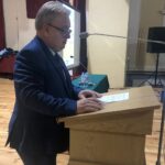 23.11.2019. Sandomierz. Konferencja "Solidarni z rodziną". Na zdjęciu: Krzysztof Szatan - prezes Stowarzyszenia Rodzin Katolickich Diecezji Sandomierskiej / Grażyna-Szlęzak-Wójcik / Radio Kielce