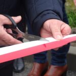 07.11.2019. Kunów. Oddanie do użytku nowych dróg przy ulicy Małachowskiej / Emilia Sitarska / Radio Kielce