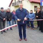 07.11.2019. Kunów. Oddanie do użytku nowych dróg przy ulicy Małachowskiej. Na zdjęciu: Lech Łodej - burmistrz Kunowa / Emilia Sitarska / Radio Kielce