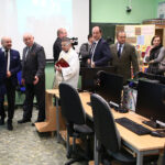 14.11.2019. Lipnik. Otwarcie pracowni komputerowej w Zespole Szkolno-Przedszkolnym / Emilia Sitarska / Radio Kielce