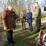 16.11.2019 Jakubowice. 75. rocznica śmierci Stanisława Bogusławskiego. Na zdjęciu: Mariusz Gosek - członek zarządu województwa / Emilia Sitarska / Radio Kielce