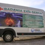 18.11.2019. Kielce. Mobilna klinika Fundacji NEUCA dla Zdrowia / Krzysztof Bujnowicz / Radio Kielce