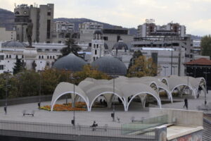 09.11.2019. Skopje. Spacer po mieście / Krzysztof Bujnowicz / Radio Kielce