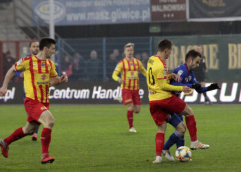 Gliwice. Korona Kielce - Piast Gliwice / Krzysztof Bujnowicz / Radio Kielce