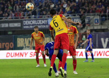 26.10.2019. Gliwice. Mecz Piast Gliwice - Korona Kielce / Krzysztof Bujnowicz / Radio Kielce