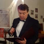 17.11.2019 Ostrowiec. Wieczór Cecyliański. Na zdjęciu: Andrzej Budziński - organizator Wieczoru Cecyliańskiego / Emilia Sitarska