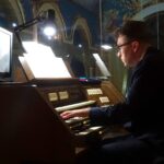 17.11.2019 Ostrowiec. Wieczór Cecyliański. Na zdjęciu: organista Adam Klarecki / Emilia Sitarska