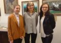 29.11.2019. Kielce. Wręczenie stypendiów imienia Andrzeja Radka. Na zdjęciu (od lewej): Magdalena Waluśkiewicz, Patrycja Waluśkiewicz i Patrycja Łuszczek / Michał Kita / Radio Kielce