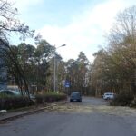 19.11.2019. Ostrowiec Świętokrzyski. Remont parkingu przed szpitalem / Emilia Sitarska / Radio Kielce