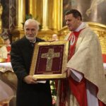 24.11.2019. Kielce. Uroczystość wręczenia medali „Pro Christo Rege Et Ecclesia”. Wyróżnienie odbiera Alojzy Przemyski z parafii w Sędziszowie / Wiktor Taszłow / Radio Kielce