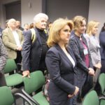 Kielce. 25.11.2019. Otwarcie Centrum symulacji radioterapii na UJK. Na zdjęciu: Małgorzata Kiebzak - dyrektor świętokrzyskiego oddziału NFZ / Wiktor Taszłow / Radio Kielce