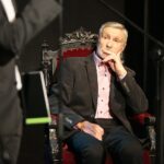 Kielce. 25.11.2019. Wielki jubileusz Andrzeja Cempury. 50 lat na scenie. Na zdjęciu: Andrzej Cempura - aktor / Wiktor Taszłow / Radio Kielce