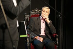 Kielce. 25.11.2019. Wielki jubileusz Andrzeja Cempury. 50 lat na scenie. Na zdjęciu: Andrzej Cempura - aktor / Wiktor Taszłow / Radio Kielce