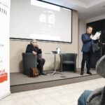 Kielce. 26.11.2019. Promocja książki Maryli Ścibor-Marchockiej „Sprawiedliwi" (26.11.2019). Na zdjęciu (od lewej): Maryla Ścibor-Marchocka - autorka książki, Marek Jończyk - historyk IPN / Wiktor Taszłow / Radio Kielce