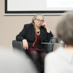 Kielce. 26.11.2019. Promocja książki Maryli Ścibor-Marchockiej „Sprawiedliwi" (26.11.2019). Na zdjęciu: Maryla Ścibor-Marchocka - autorka książki / Wiktor Taszłow / Radio Kielce