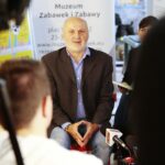 Kielce. 27.11.2019. Konferencja prasowa na temat nowej wystawy w Muzeum Zabawek i Zabawy. Na zdjęciu: Maciej Obara - dyrektor Muzeum Zabawek i Zabawy / Wiktor Taszłow / Radio Kielce