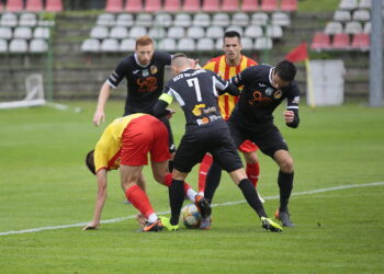 28.09.2019. Kielce. Derby regionu świętokrzyskiego. Korona II Kielce - KSZO Ostrowiec / Wiktor Taszłow / Radio Kielce