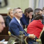 Kielce. 28.11.2018. Sesja Rady Miasta. Na zdjęciu: Bogdan Wenta – prezydent Kielc / Wiktor Taszłow / Radio Kielce