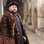 Wąchock. 06.11.2019. Plan zdjęciowy serialu filmowego "Korona Królów" / Wiktor Taszłow / Radio Kielce